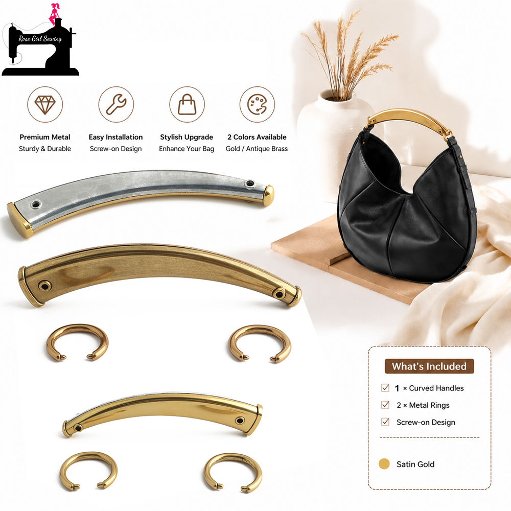 Luxury Bags Repair - 2/4/8 adet lüks saten altın inek