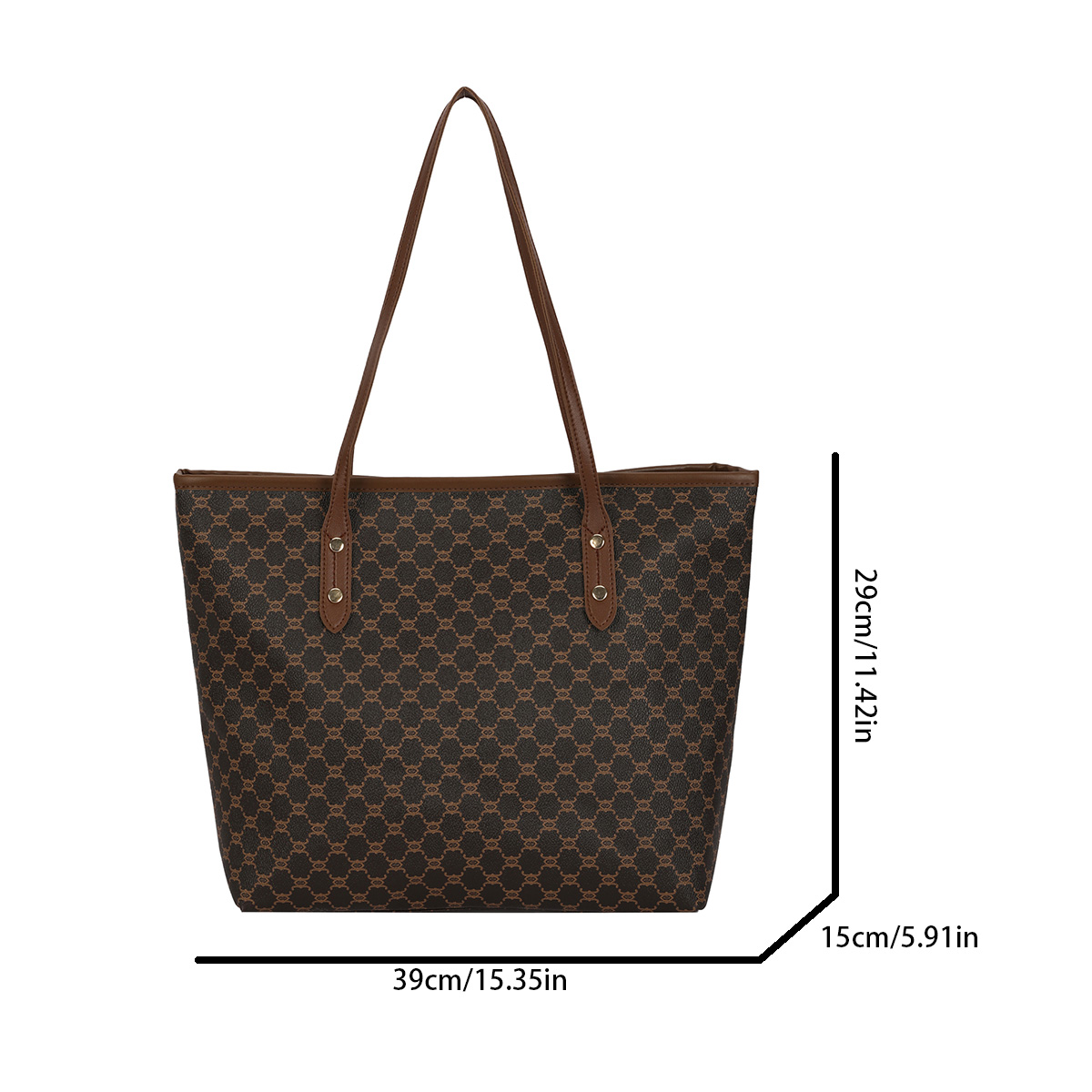 Lüks Vintage Kadın Omuz Çantas - Tote Bag Leather Monogram incelemesi ve fiyatı