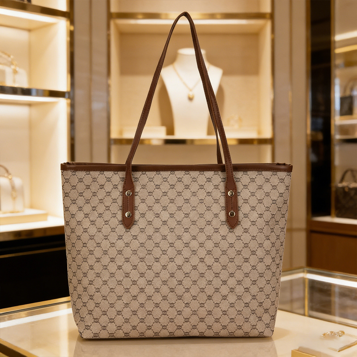 Lüks Vintage Kadın Tote Çanta  - Tote Bag Leather Monogram incelemesi ve fiyatı
