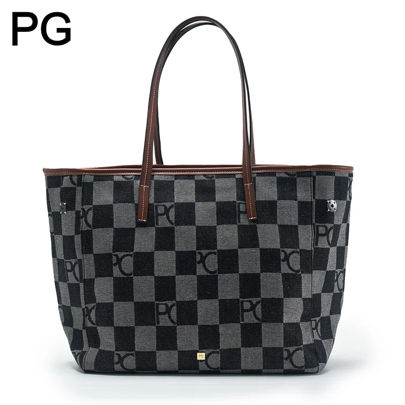 PG Checkerboard Monogram Tote  - Tote Bag Leather Monogram incelemesi ve fiyatı