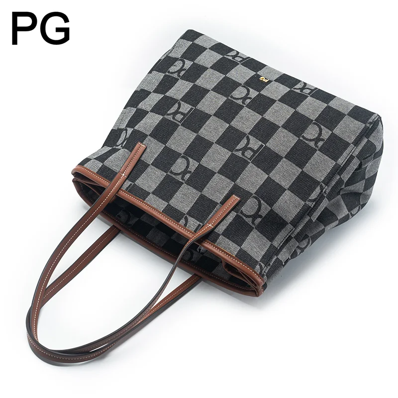 PG Checkerboard Monogram Tote  - Tote Bag Leather Monogram incelemesi ve fiyatı