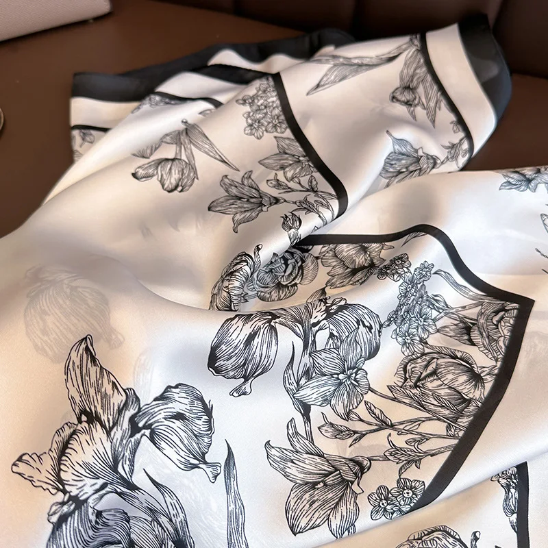 70*70cm lüks çiçek baskı ipek  - Luxury Bags China incelemesi ve fiyatı