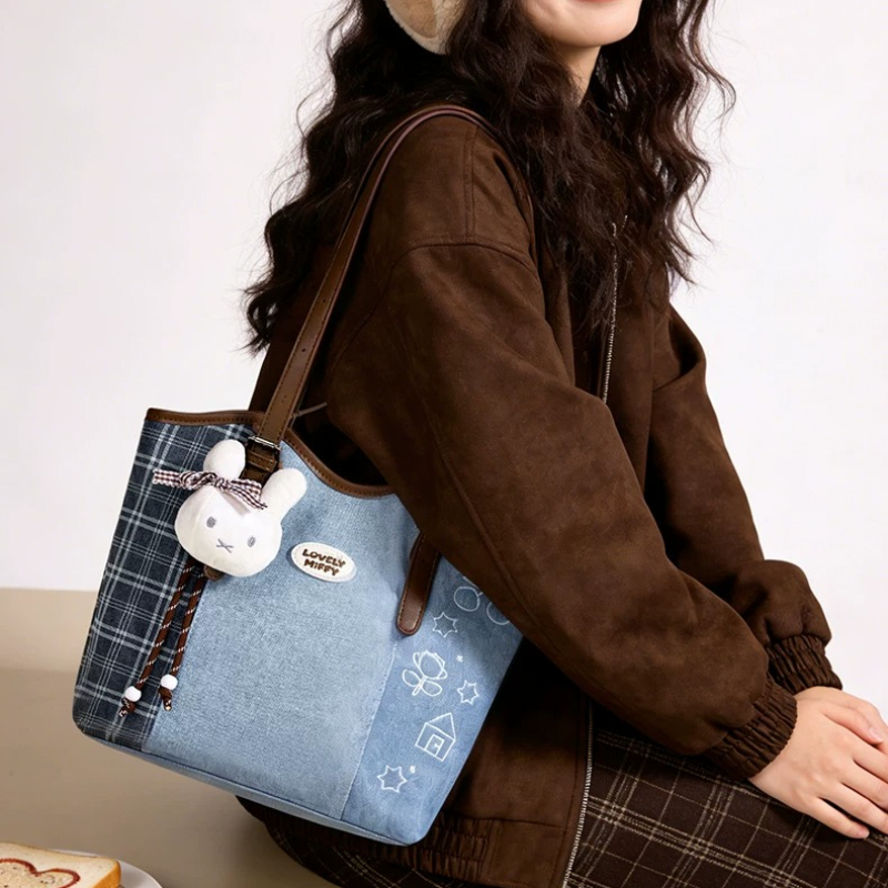 Miffy Kawaii Anime Eklemeli Ek - Luxury Bags Edit incelemesi ve fiyatı